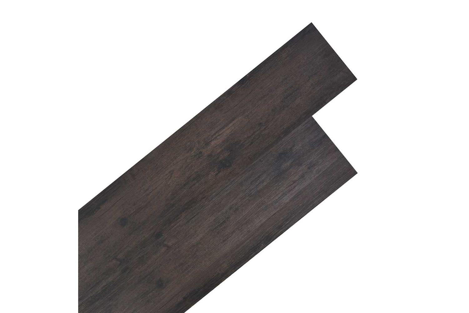 Vidaxl Non Self-adhesive Pvc Flooring Planks 5.26 MÂ² 2 Mm Oak Dark Grey