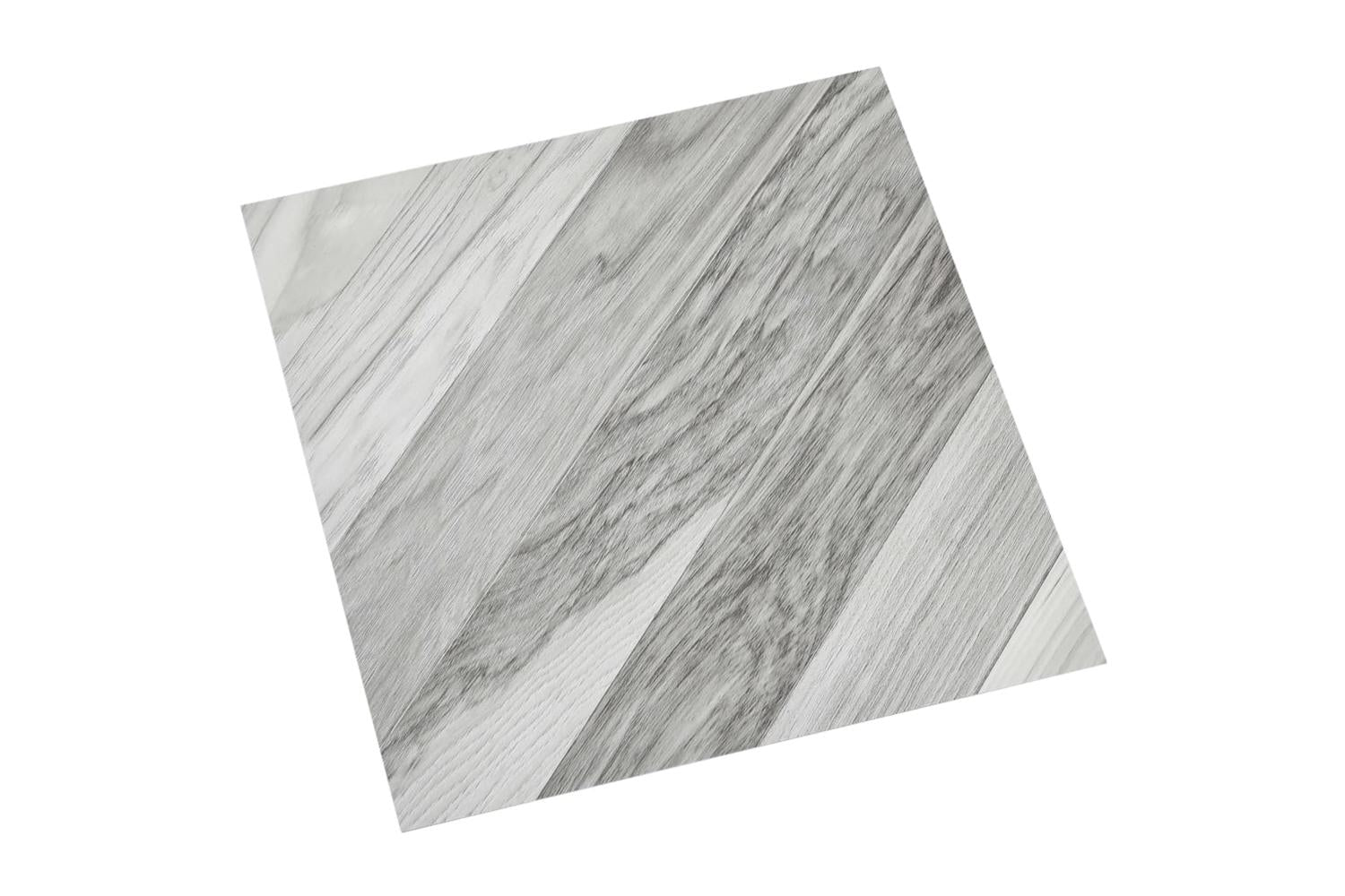 Vidaxl Self-adhesive Flooring Planks 55 Pcs Pvc 5.11 MÂ² Grey Striped-5