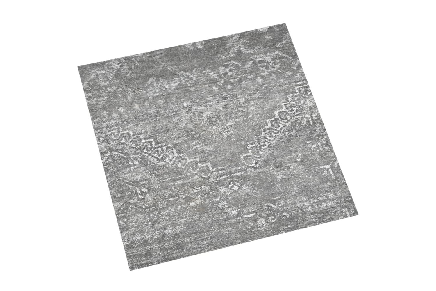 Vidaxl Self-adhesive Flooring Planks 20 Pcs Pvc 1.86 MÂ² Concrete Grey-3