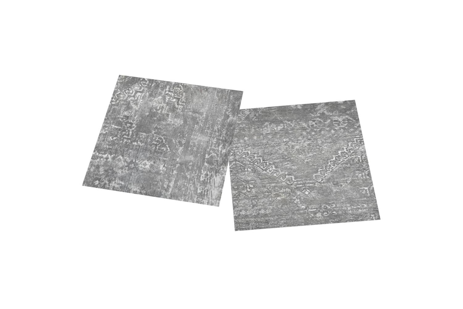 Vidaxl Self-adhesive Flooring Planks 20 Pcs Pvc 1.86 MÂ² Concrete Grey-4