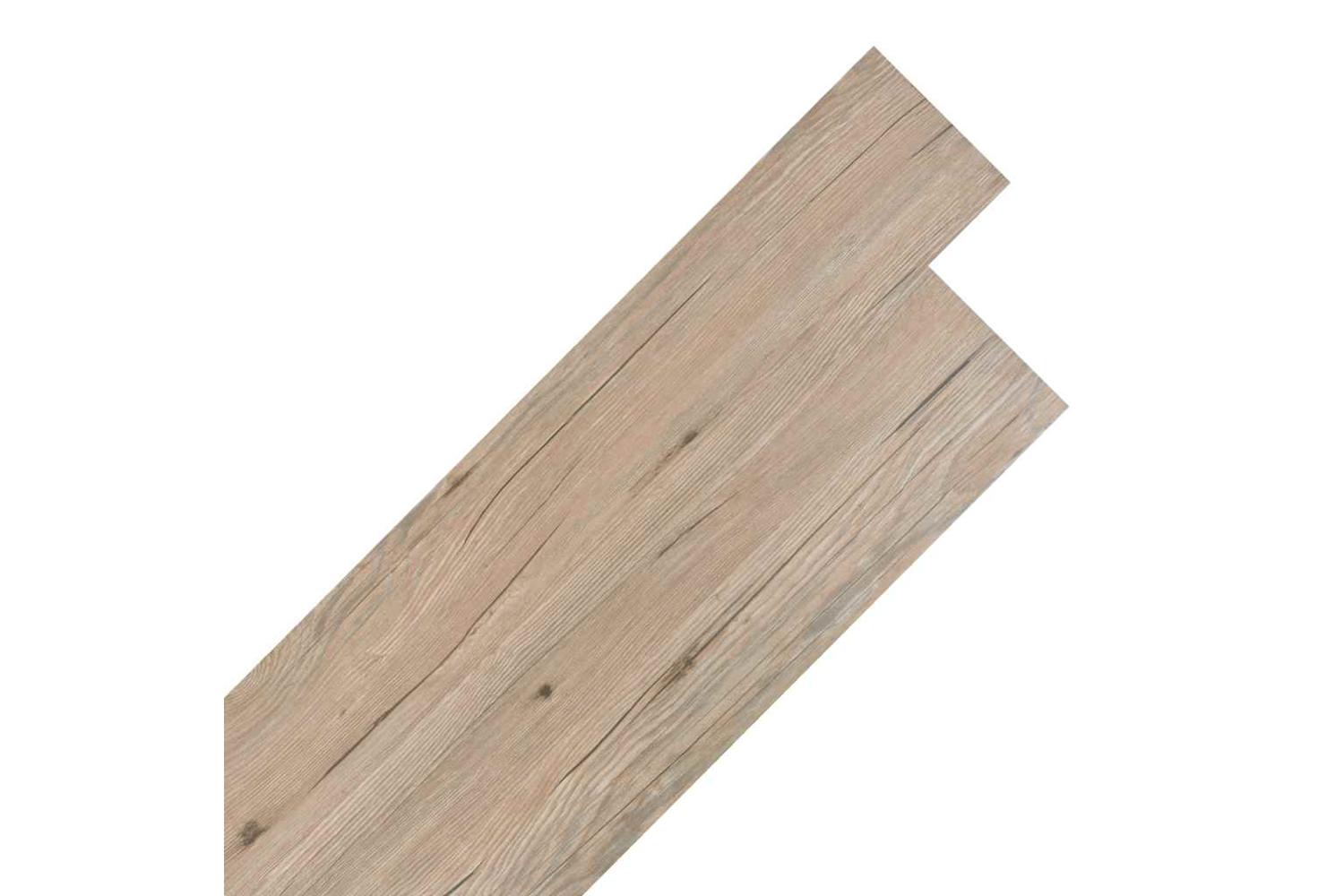 Vidaxl Self-adhesive Pvc Flooring Planks 5.21 MÂ² 2 Mm Oak Brown