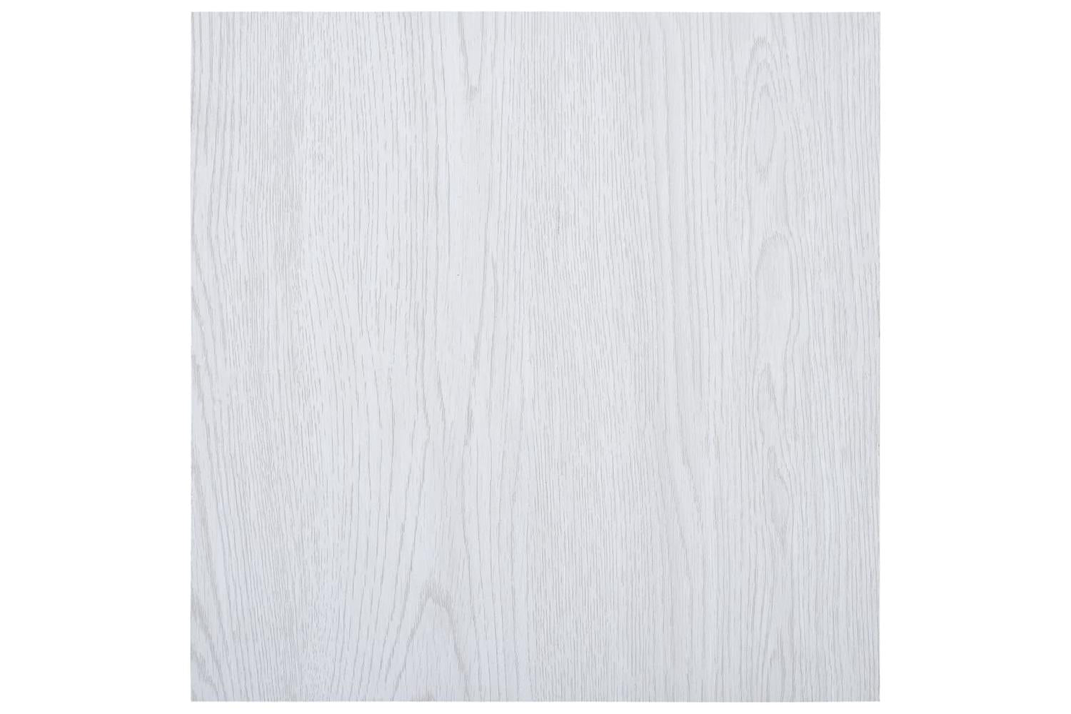 VidaXl Self-adhesive Flooring Planks 5.11 MÂ² Pvc White