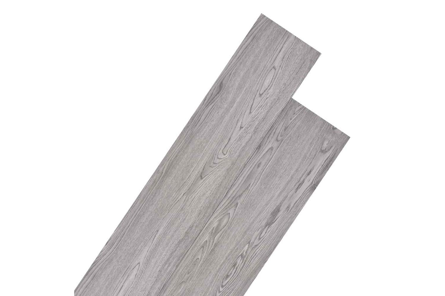 Vidaxl Non Self-adhesive Pvc Flooring Planks 5.26 MÂ² 2 Mm Dark Grey