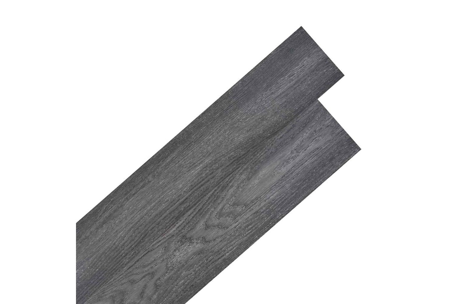 Vidaxl Self-adhesive Pvc Flooring Planks 2.51 MÂ² 2 Mm Black And White