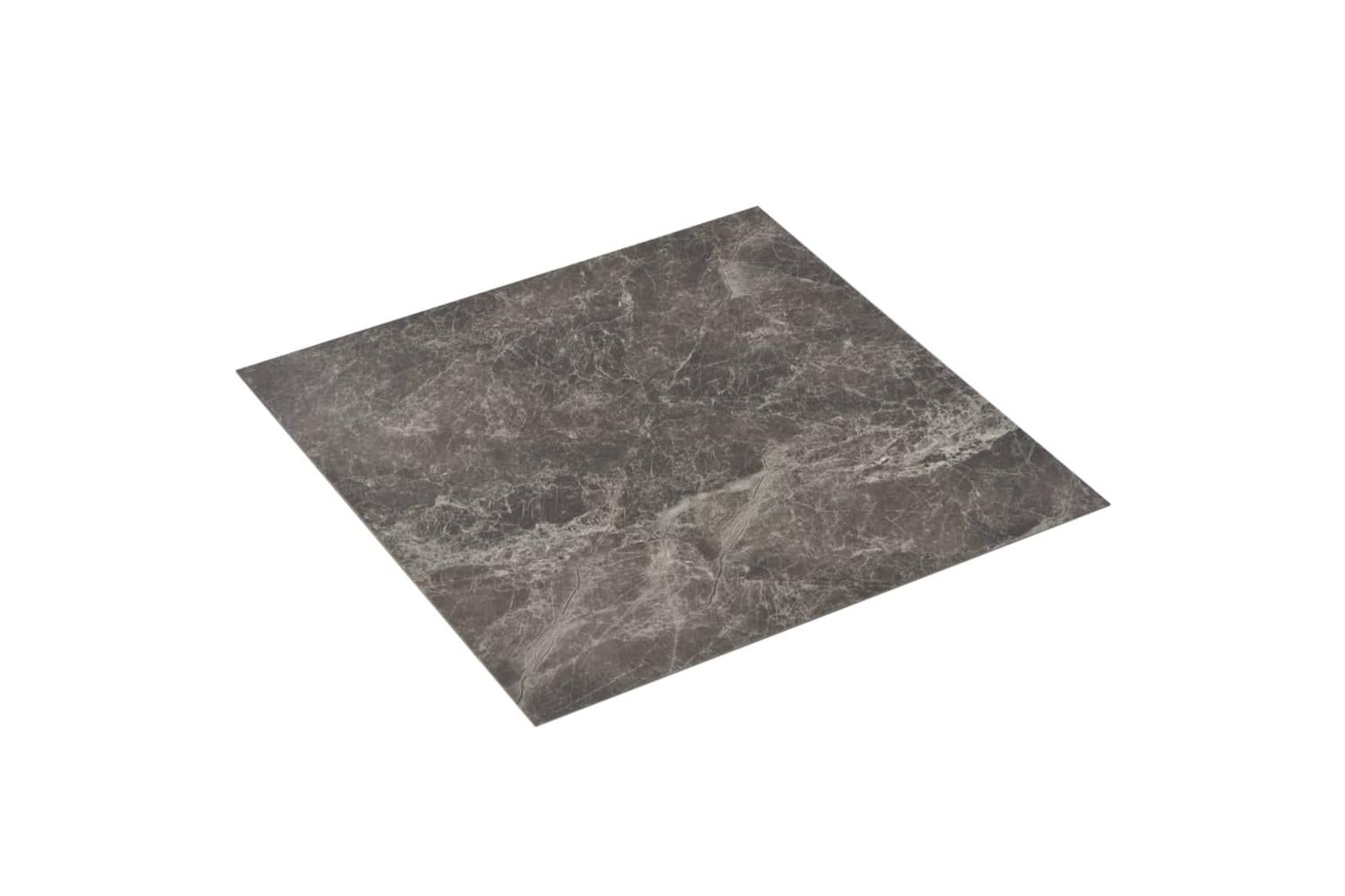 Vidaxl Self-adhesive Flooring Planks 20 Pcs Pvc 1.86 MÂ² Black Marble-3