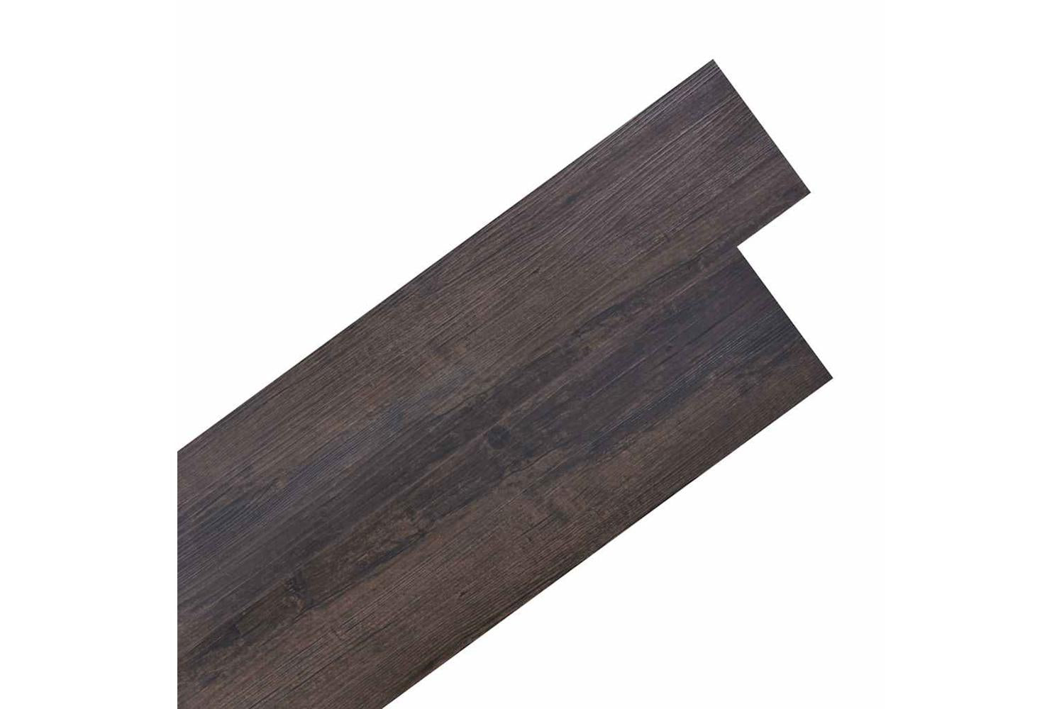 Vidaxl Self-adhesive Pvc Flooring Planks 5.21 MÂ²  2 Mm Dark Brown