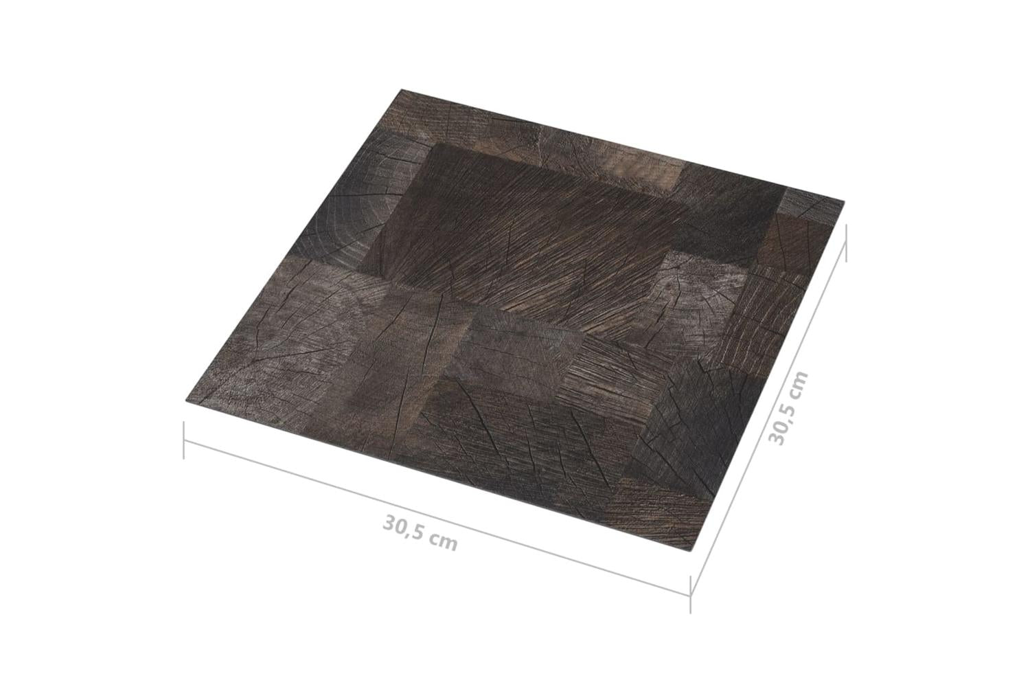Vidaxl Self-adhesive Flooring Planks 20 Pcs Pvc 1.86 MÂ² Wood Structure-6