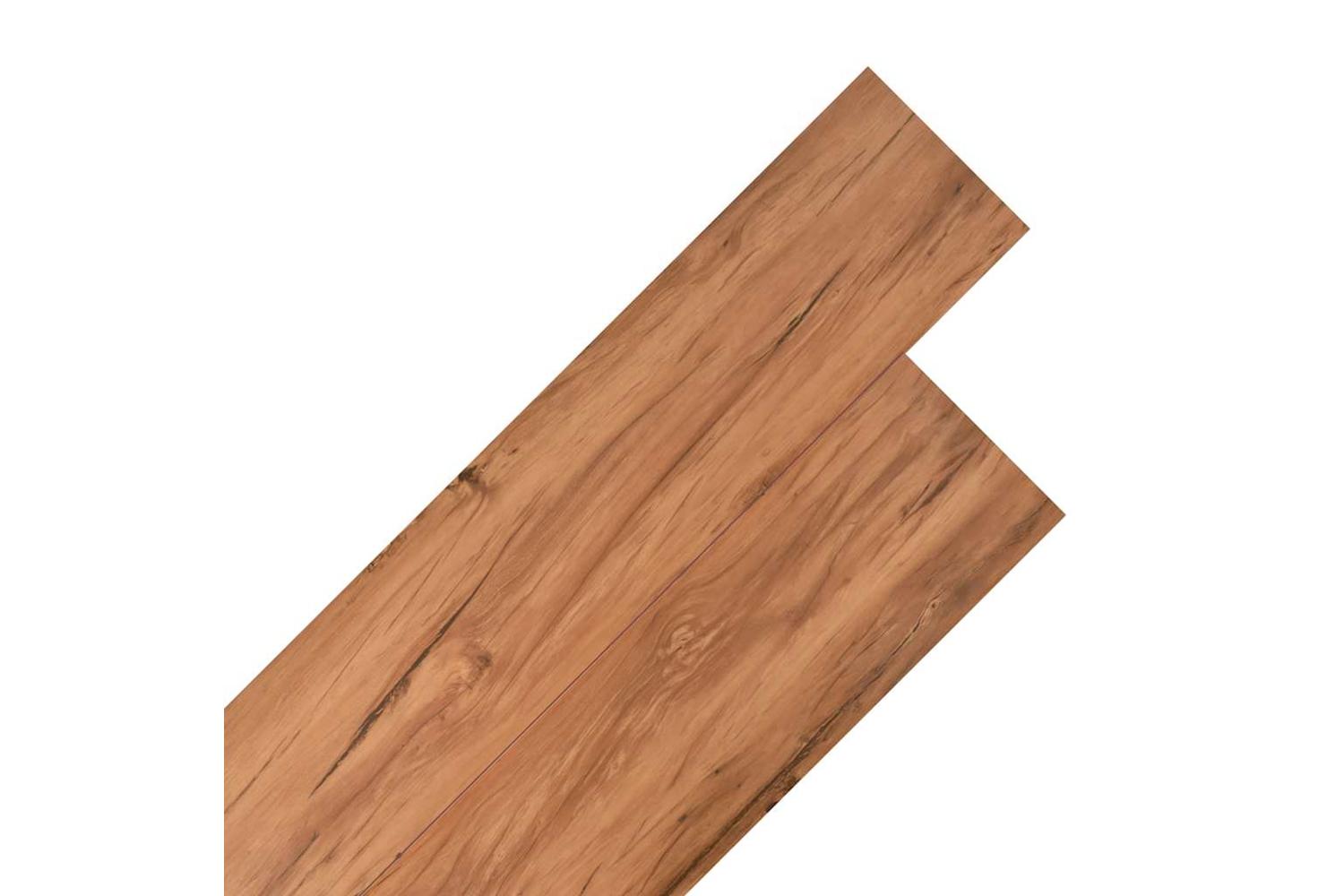 Vidaxl Non Self-adhesive Pvc Flooring Planks 5.26 MÂ² 2 Mm Elm Nature