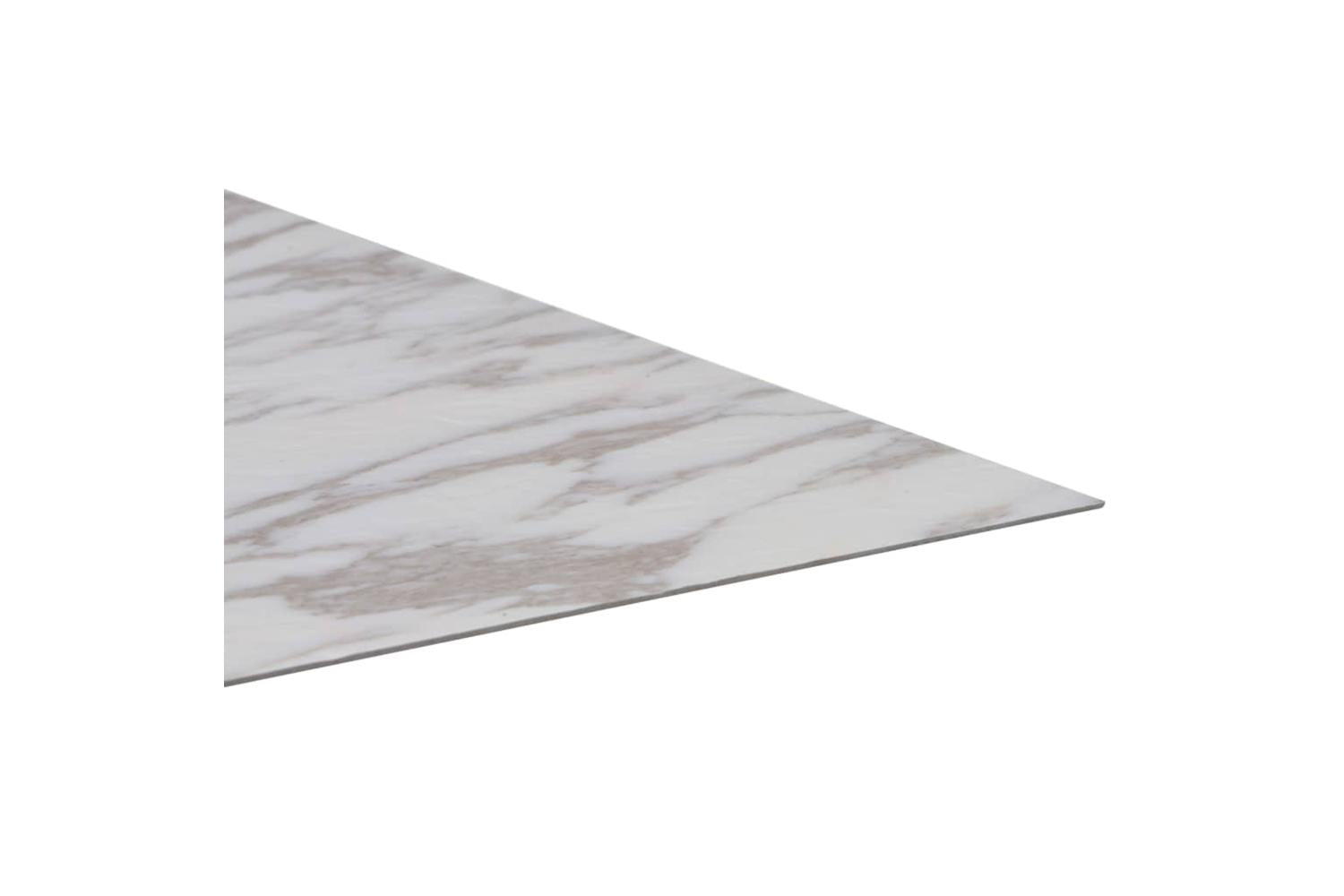 Vidaxl Self-adhesive Flooring Planks 20 Pcs Pvc 1.86 MÂ² White Marble-5