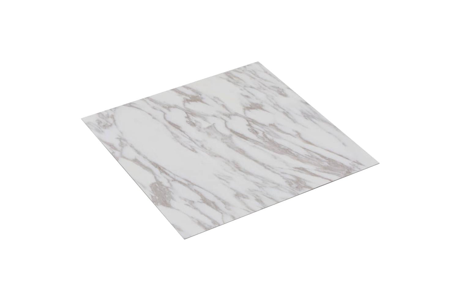 Vidaxl Self-adhesive Pvc Flooring Planks 5.11 MÂ² White Marble