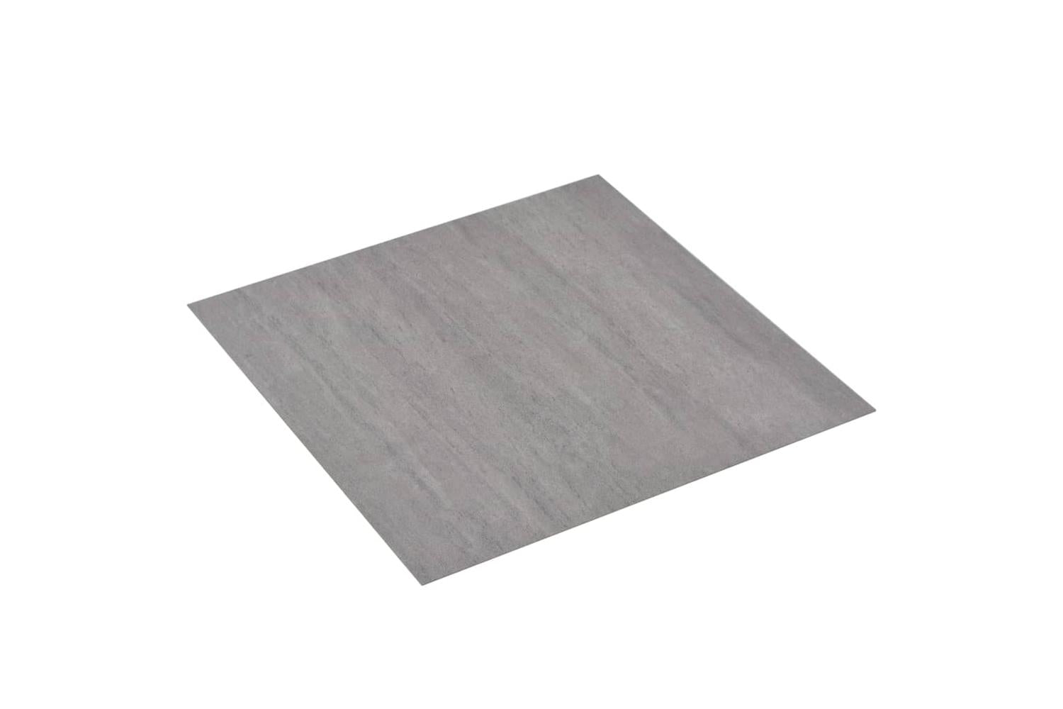 Vidaxl Self-adhesive Pvc Flooring Planks 5.11 MÂ² Grey Stippled