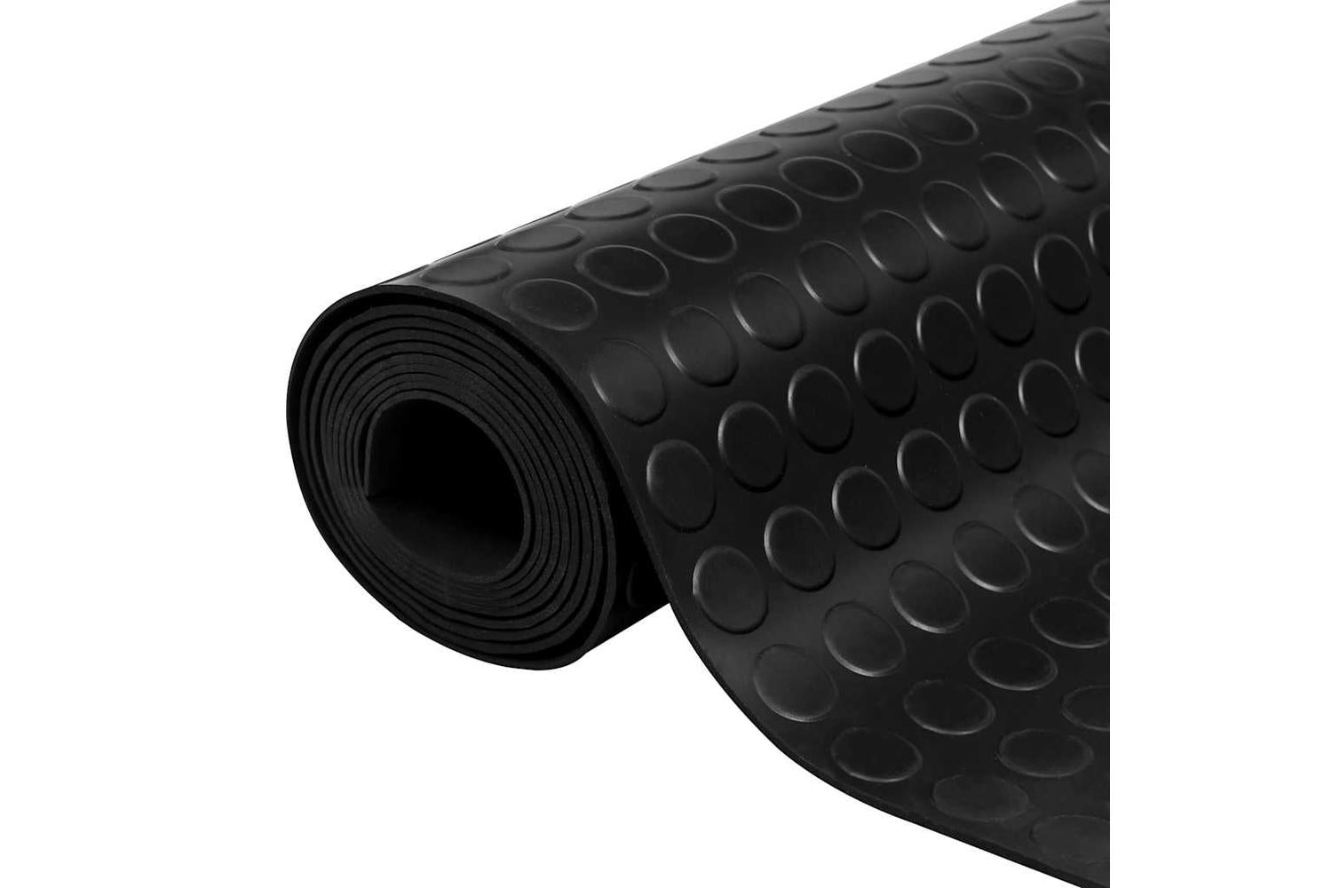vidaXL 143954 Floor Mat Anti-slip Rubber 1.5x4 M 3mm Dot