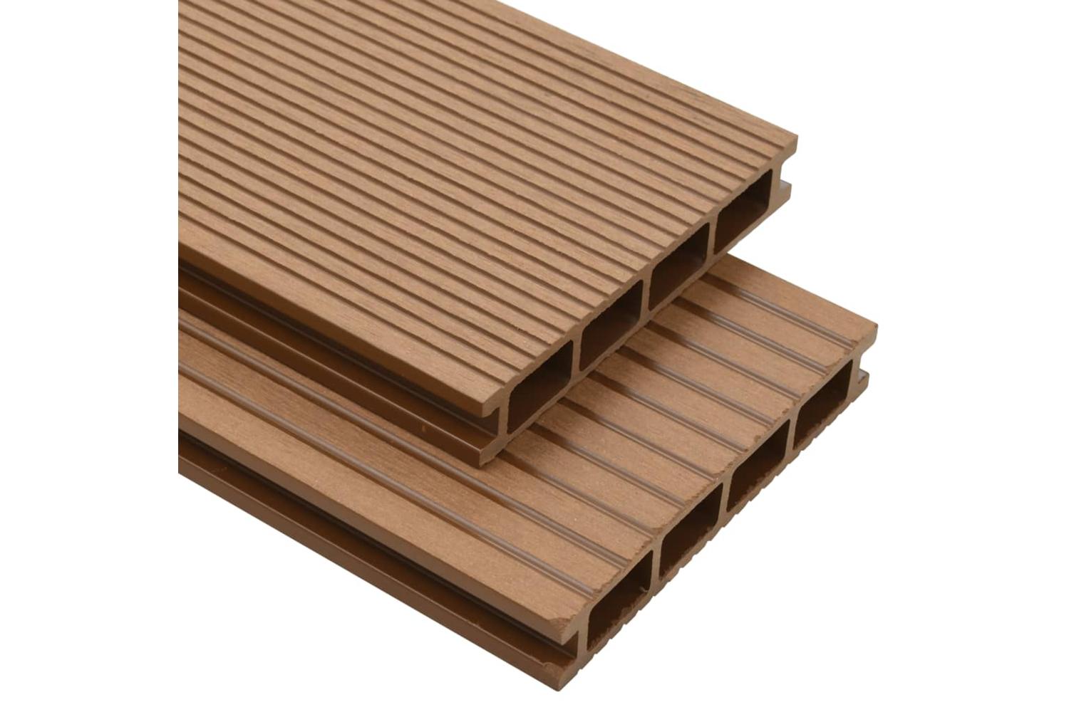 Vidaxl 275711 Wpc Hollow Decking Boards With Accessories 10