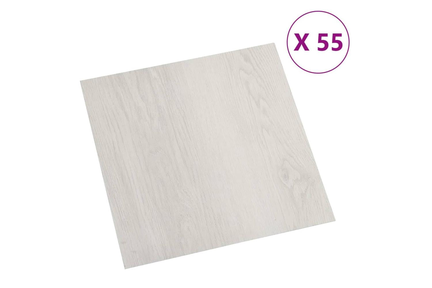 Vidaxl Self-adhesive Flooring Planks 55 Pcs Pvc 5.11 MÂ² Beige