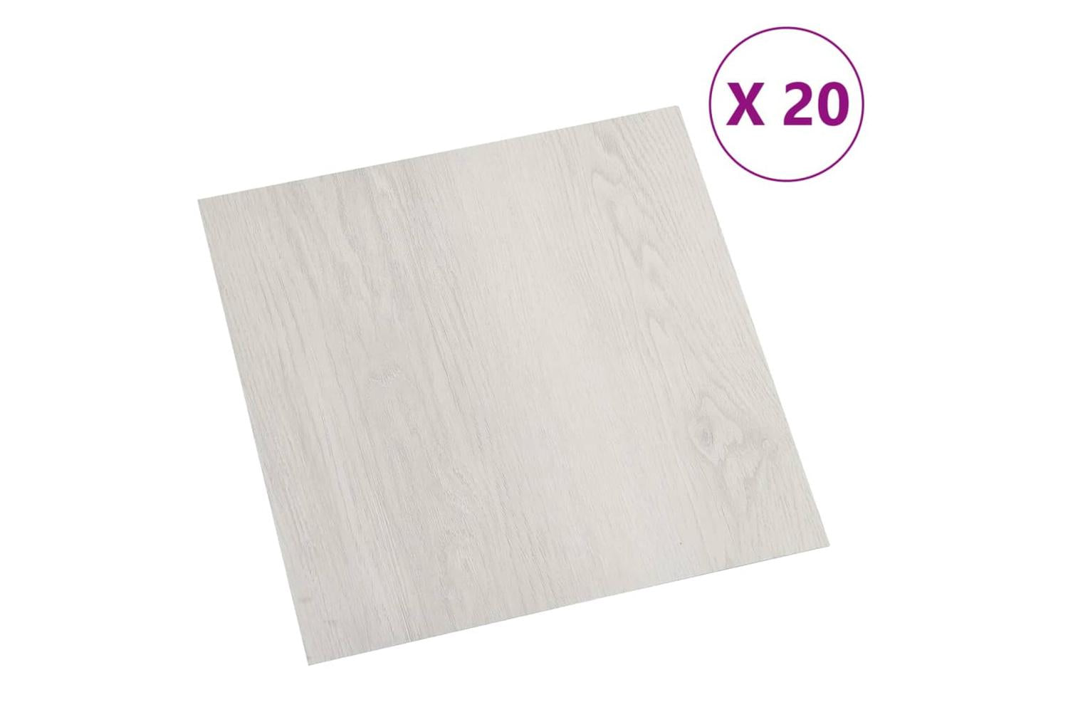 Vidaxl Self-adhesive Flooring Planks 20 Pcs Pvc 1.86 MÂ² Beige