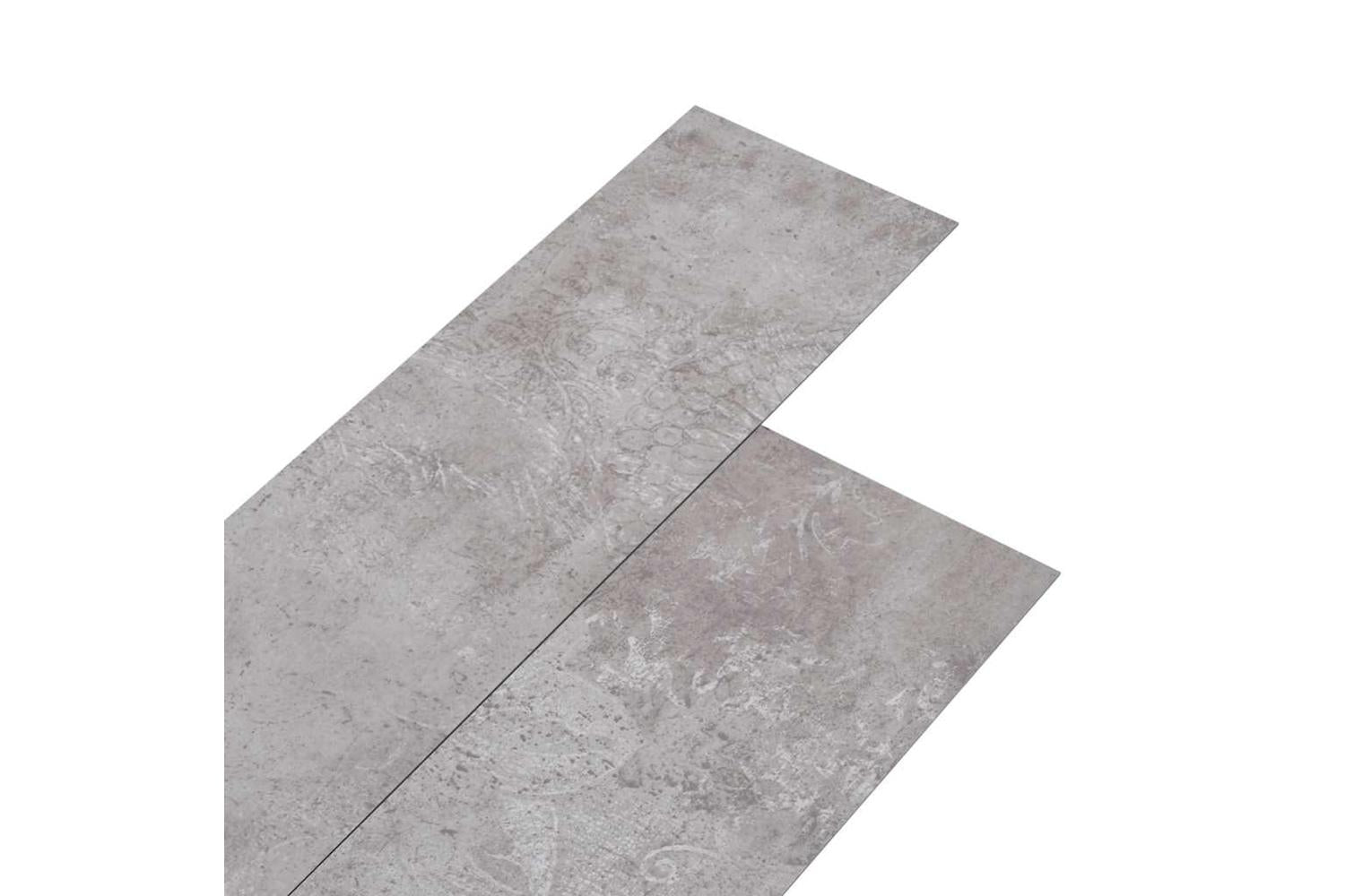 Vidaxl Pvc Flooring Planks 5.02 MÂ² 2 Mm Self-adhesive Earth Grey