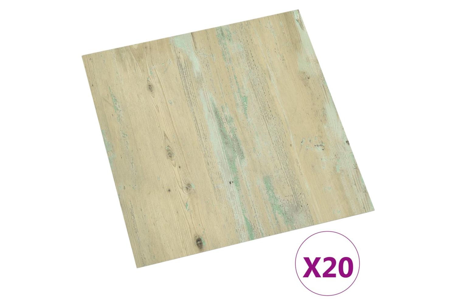 Vidaxl Self-adhesive Flooring Planks 20 Pcs Pvc 1.86 MÂ² Light Brown-2