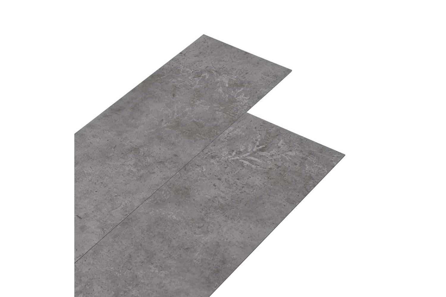 Vidaxl Self-adhesive Pvc Flooring Planks 5.21 MÂ²  2 Mm Concrete Grey