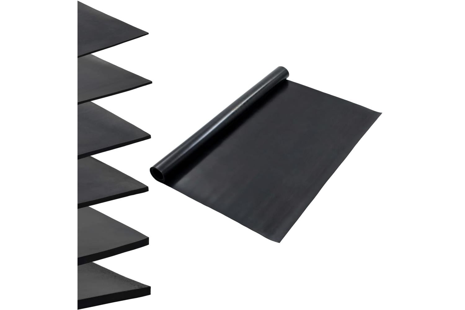 vidaXL 143957 Floor Mat Anti-slip Rubber 1.2x2 M 2mm Smooth