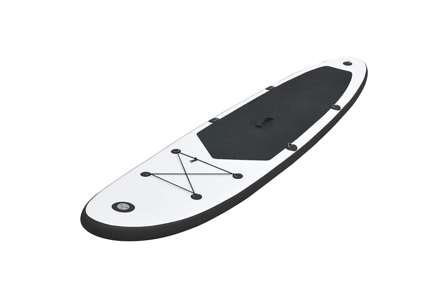Vidaxl Inflatable Stand Up Paddle Board Set Black And White-2