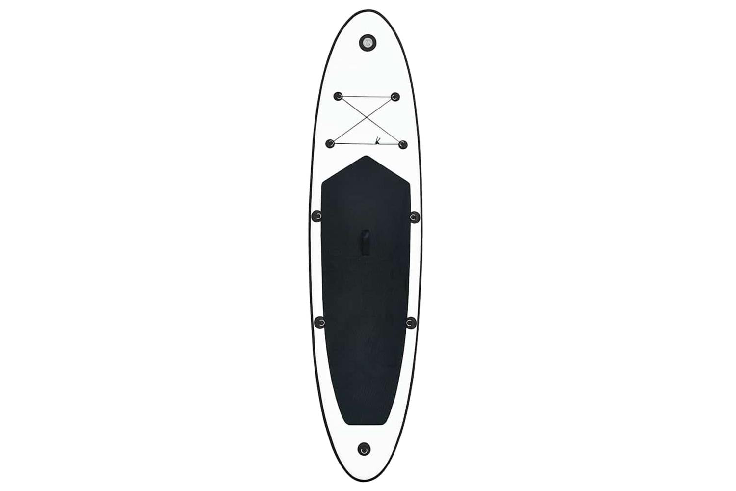 Vidaxl Inflatable Stand Up Paddle Board Set Black And White-3