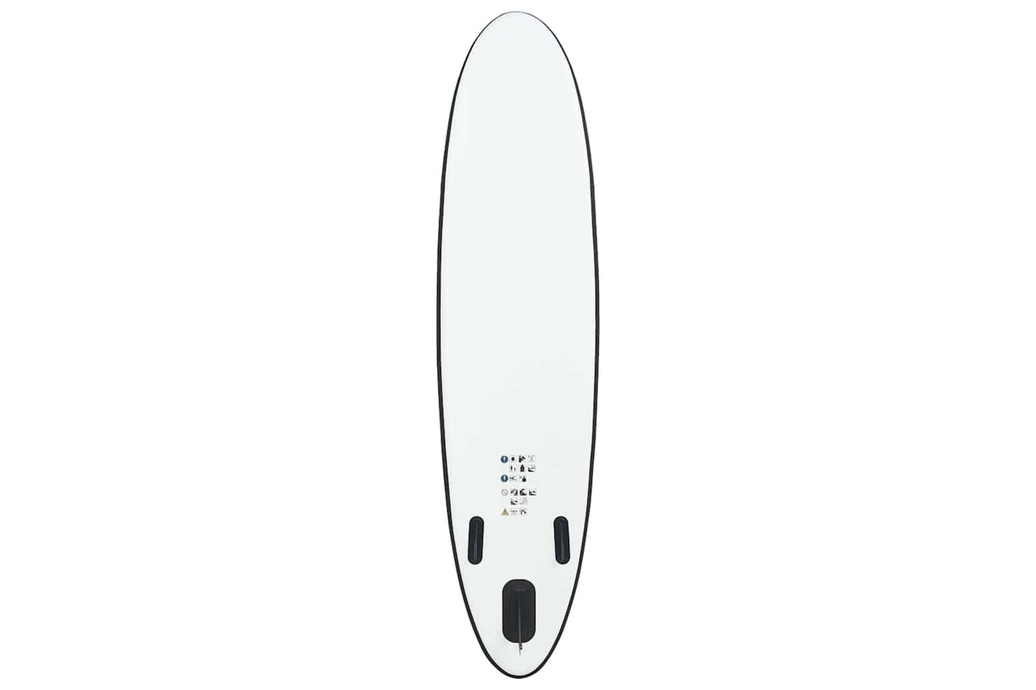 Vidaxl Inflatable Stand Up Paddle Board Set Black And White-4