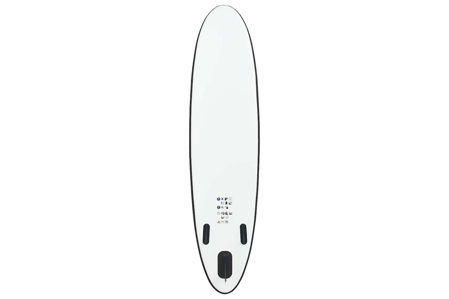 Vidaxl Inflatable Stand Up Paddleboard Set Black And White-4