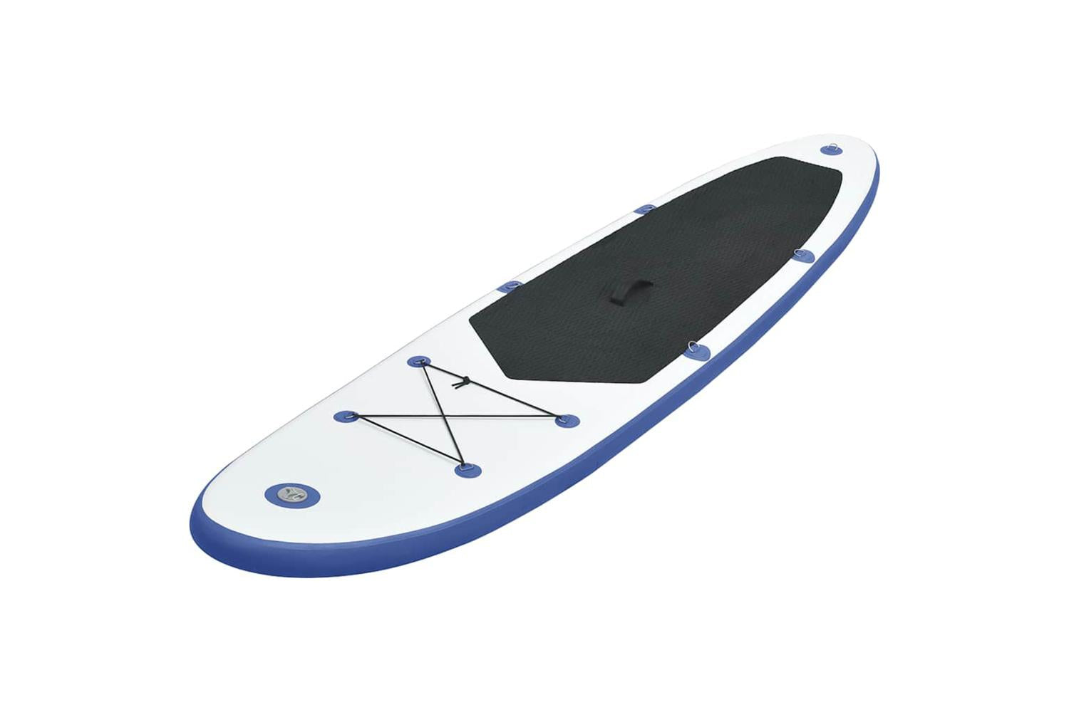 Vidaxl Stand Up Paddle Board Set Sup Surfboard Inflatable Blue And White-2