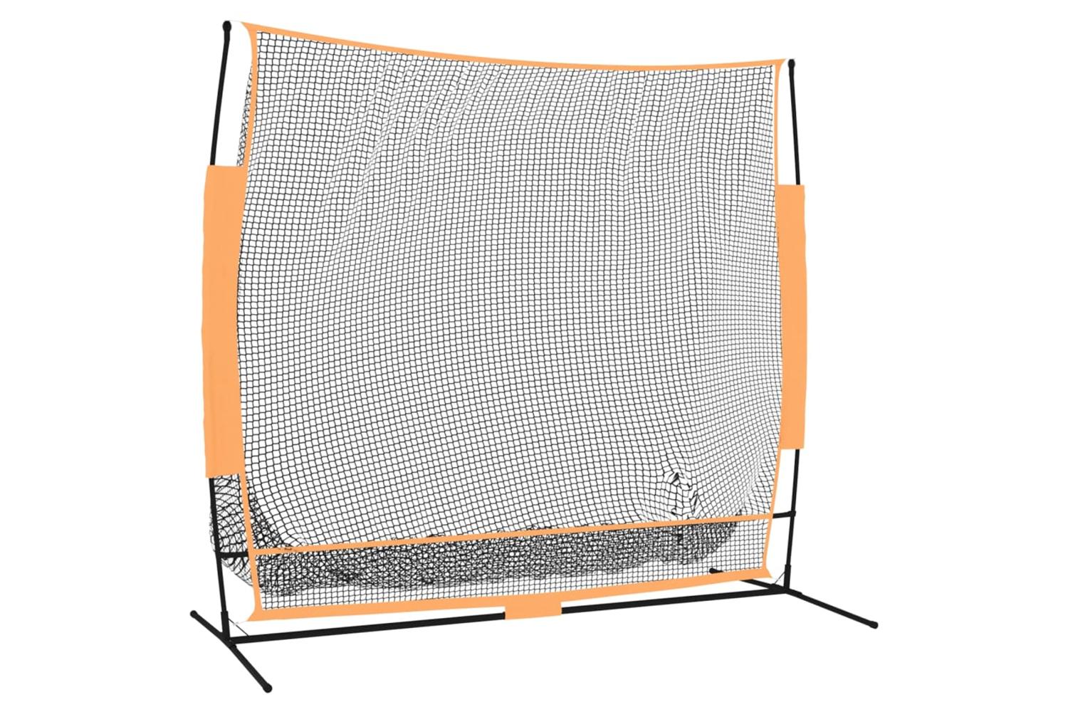 Vidaxl 93753 Golf Practice Net Black And Orange 215x107x216