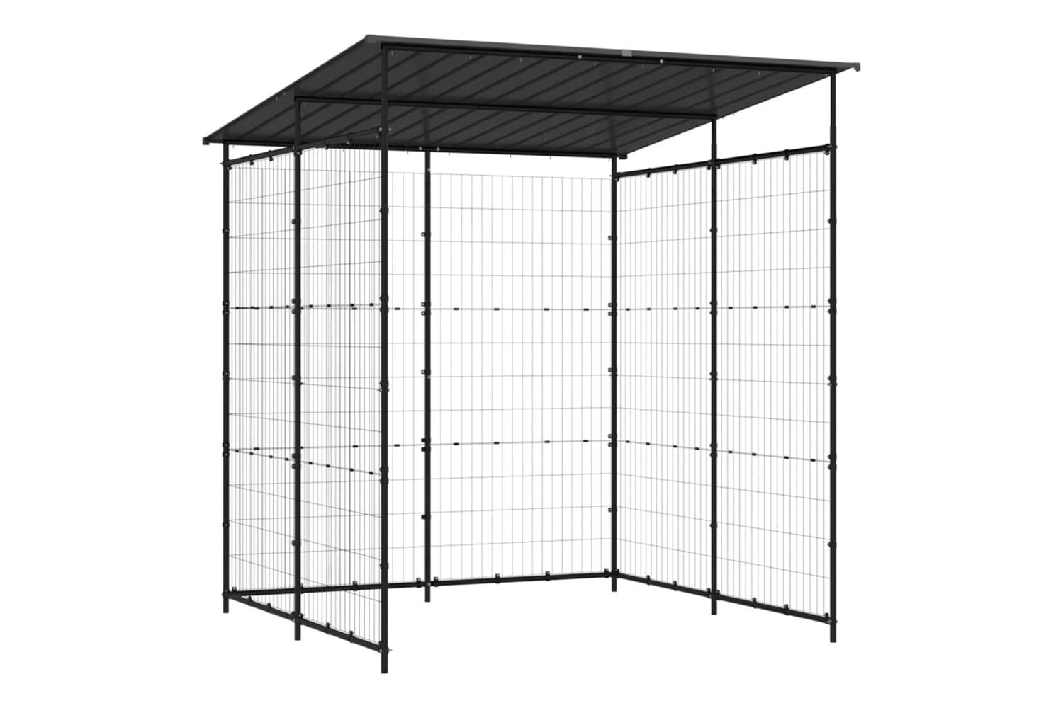 vidaXL 150780 Bicycle Shed 190x190x222cm Steel Black