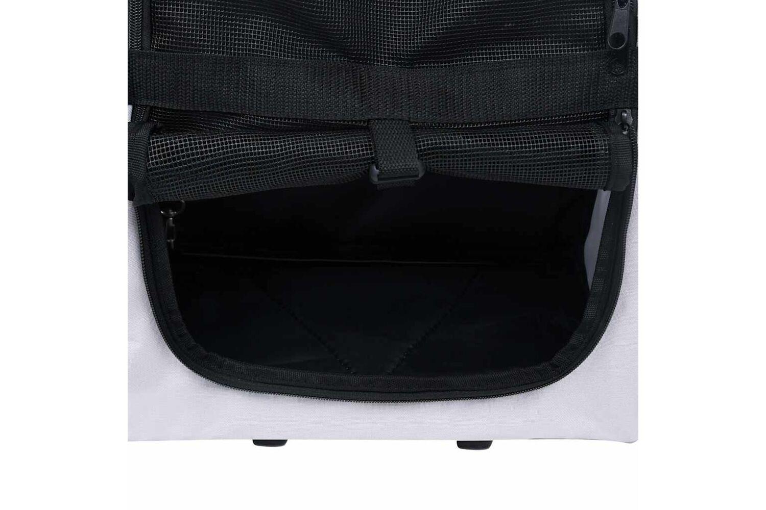 vidaXL Foldable Multipurpose Pet Trolley Grey-5