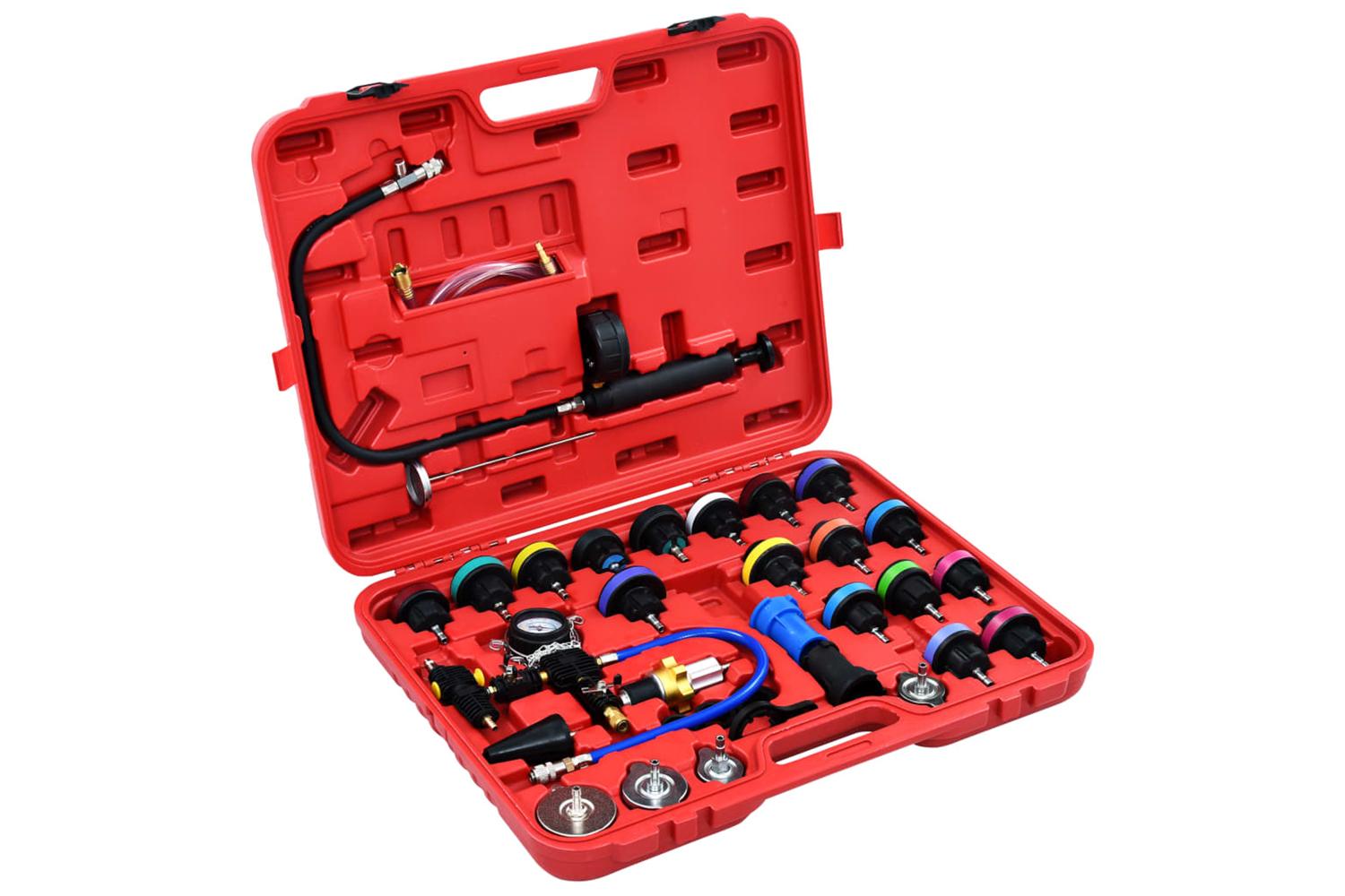 Vidaxl 210533 28 Piece Cooling System & Radiator Cap Pressure Tester