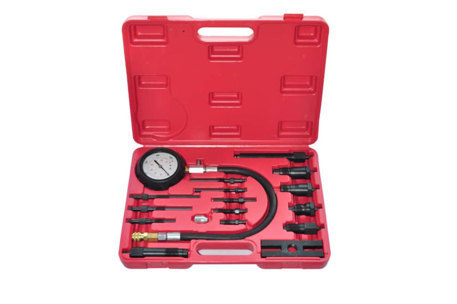 Vidaxl 210004 17 Piece Diesel Engine Compression Tester Kit