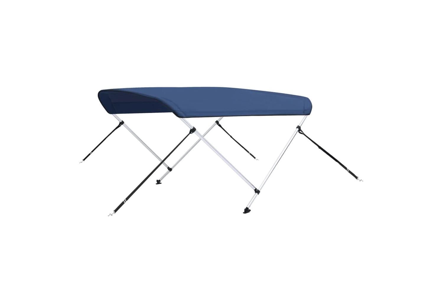 vidaXL 93128 2 Bow Bimini Top Navy Blue 180x150x110cm