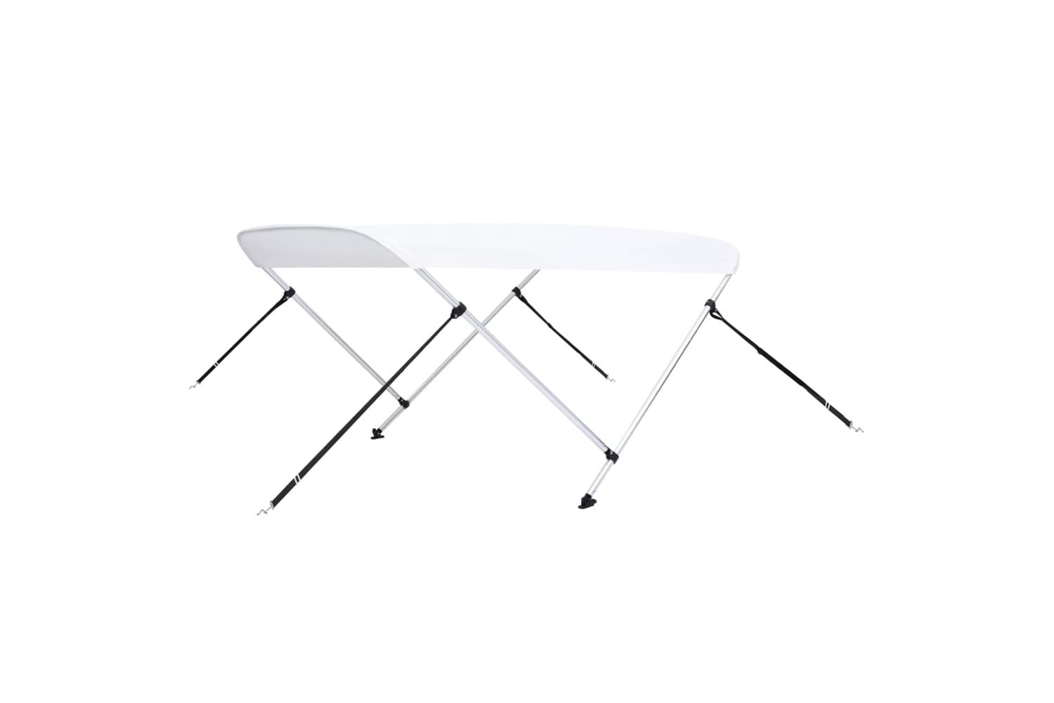 vidaXL 93123 2 Bow Bimini Top White 150x120x110cm