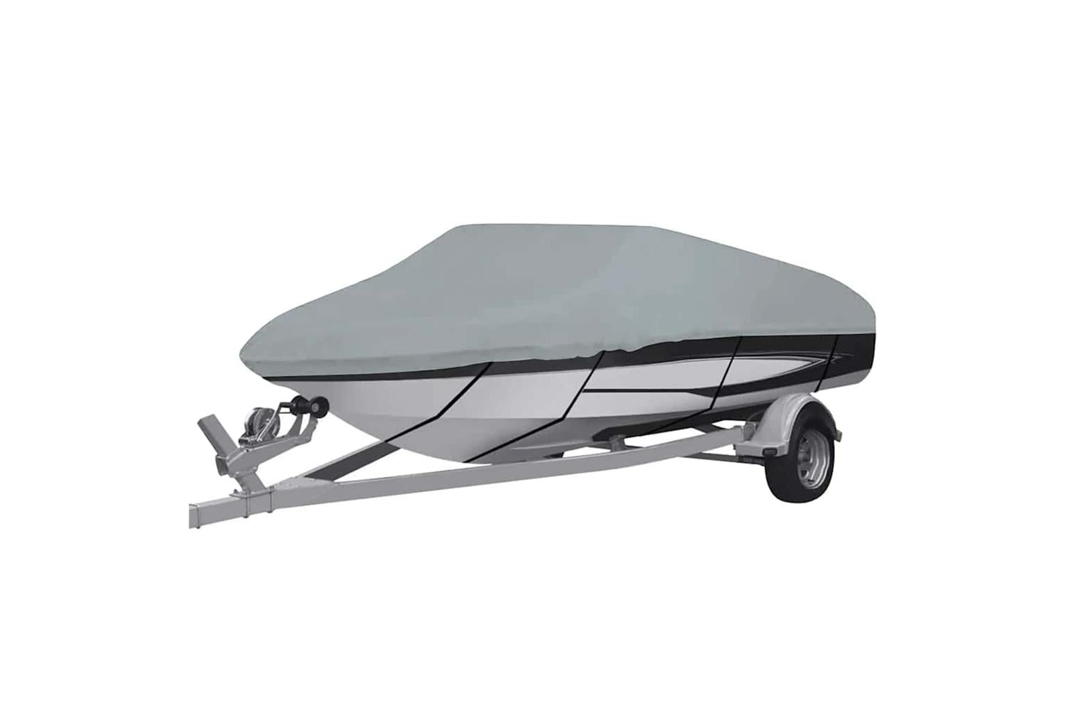 Vidaxl Boat Cover Grey 830x370x40 Cm