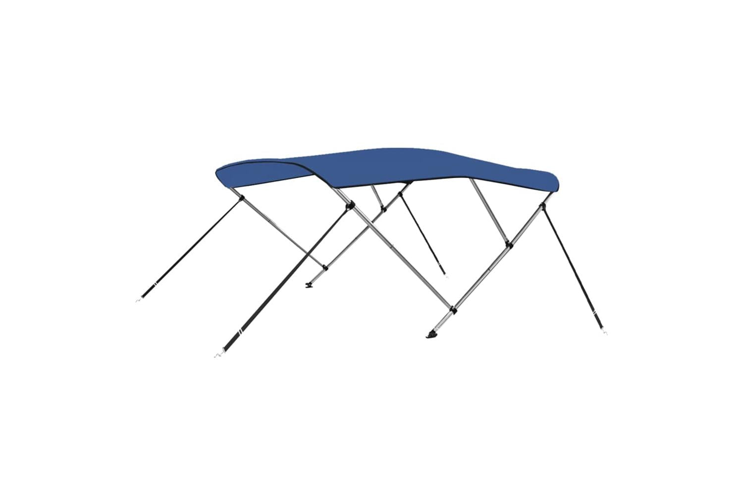 vidaXL 92364 3 Bow Bimini Top Blue 183x160x137cm