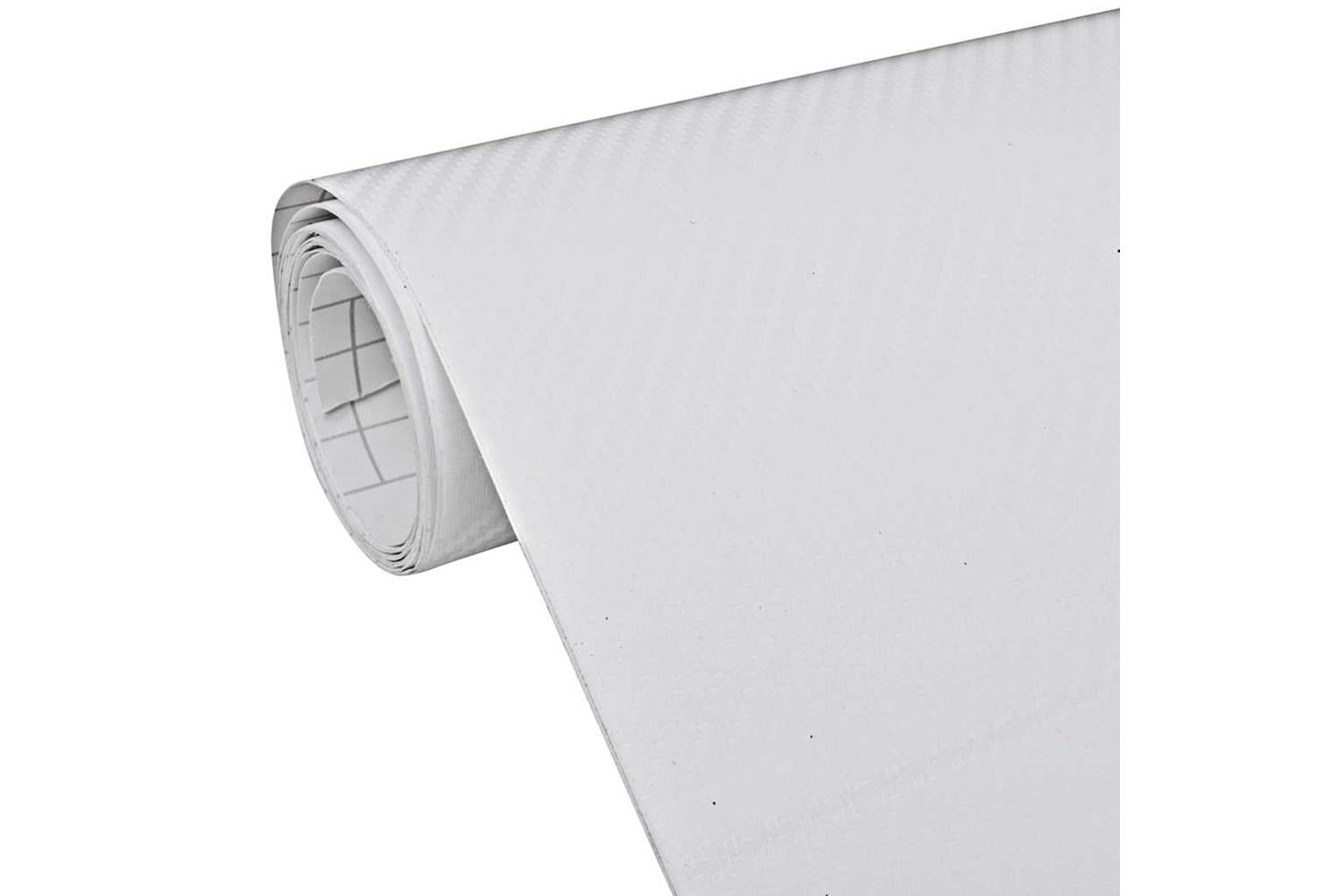 vidaXL 210719 Car Films 2 Pcs 3d White 100x150cm