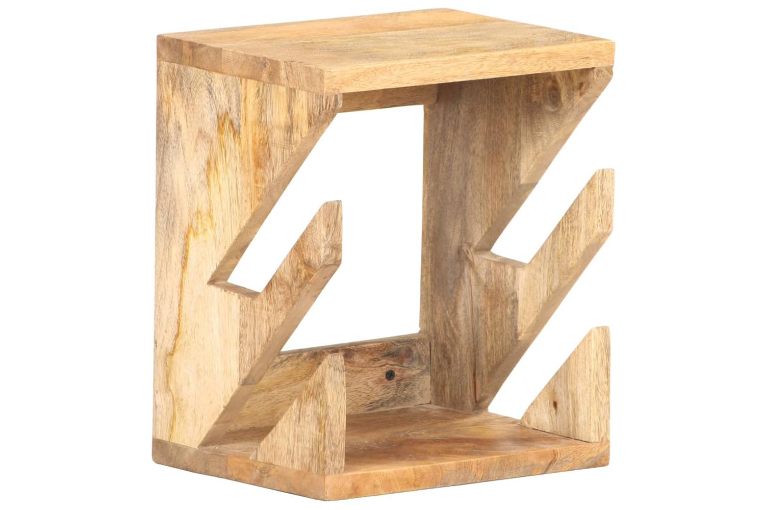 vidaXL 320480 Wall Mounted Skateboard Holder 25x20x30cm Solid Mango Wood