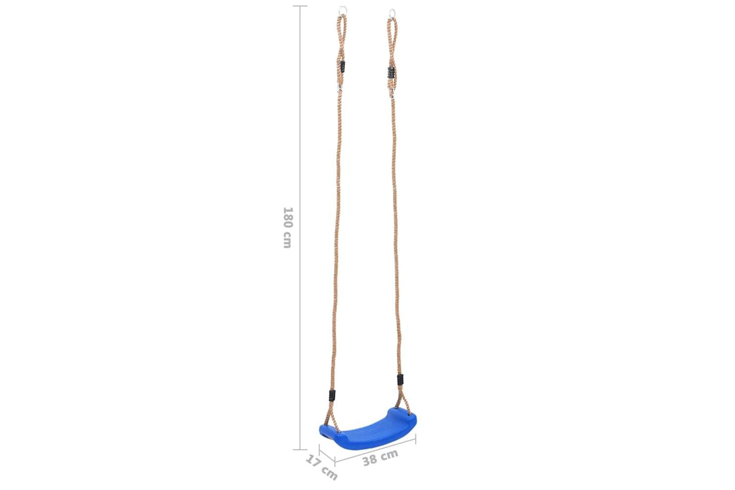 Vidaxl Swing Seat For Children Blue-6