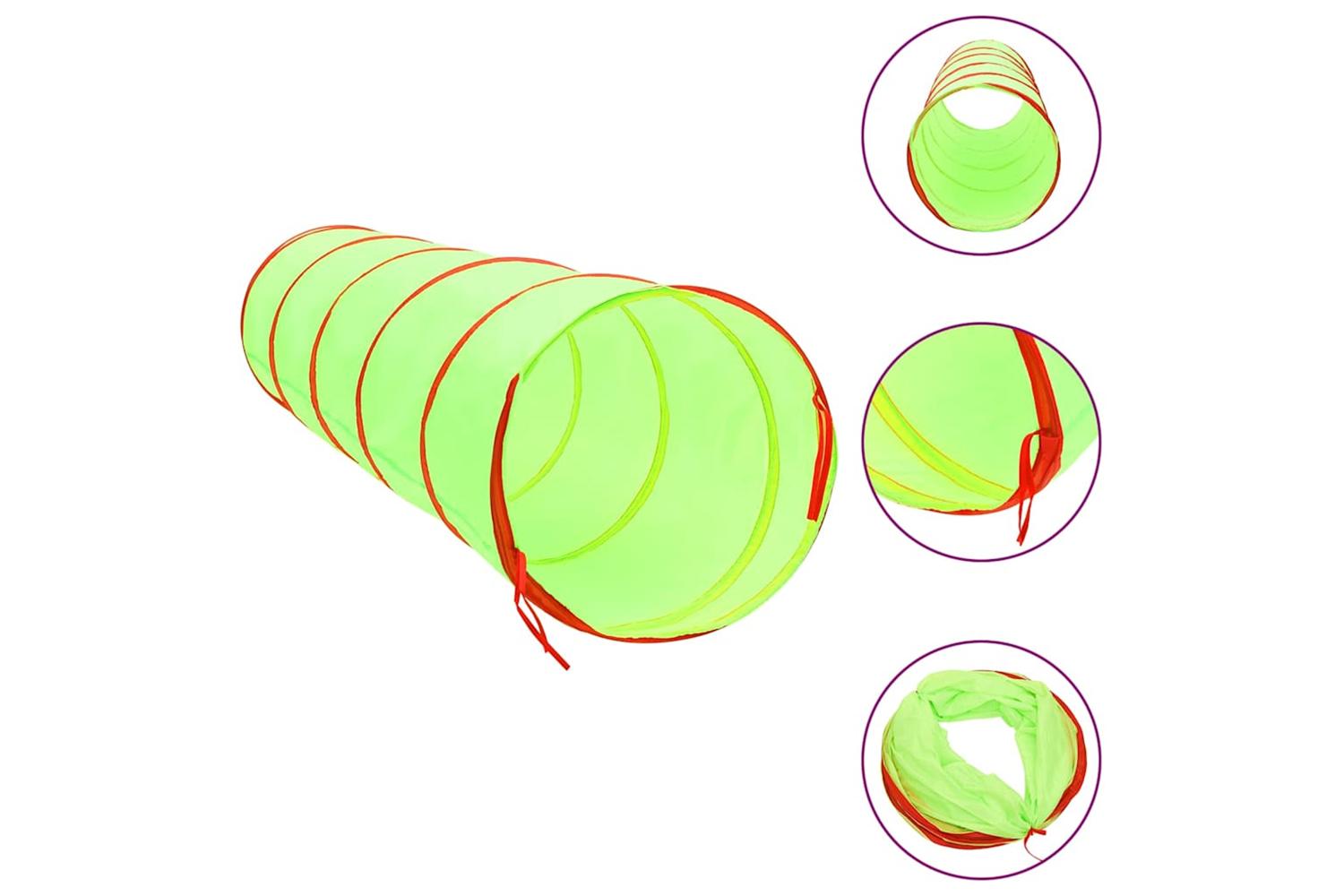 vidaXL 93684 Children Play Tunnel Green 175cm Polyester