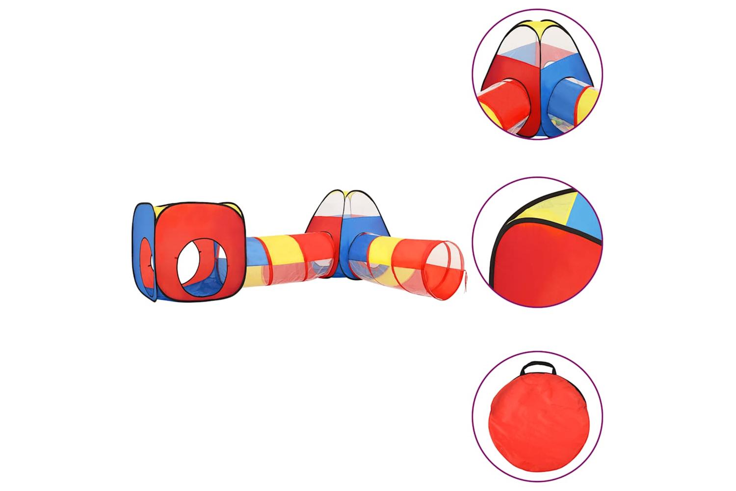 Vidaxl Children Play Tent Multicolour 190x264x90 Cm