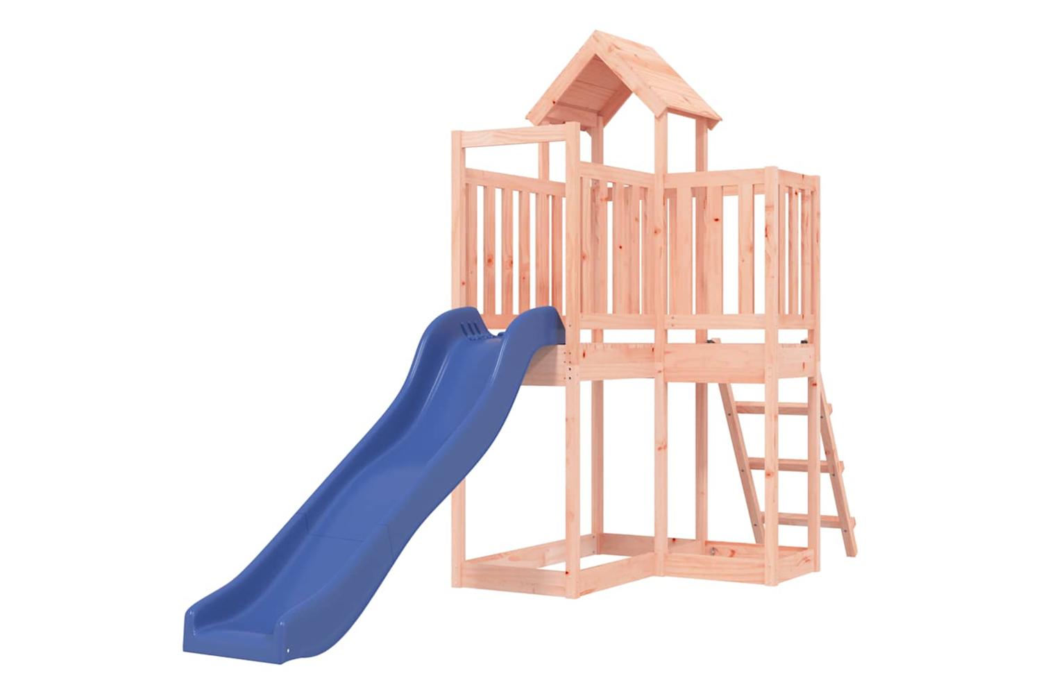 Vidaxl 3155829 Playhouse With Slide Solid Wood Douglas-3