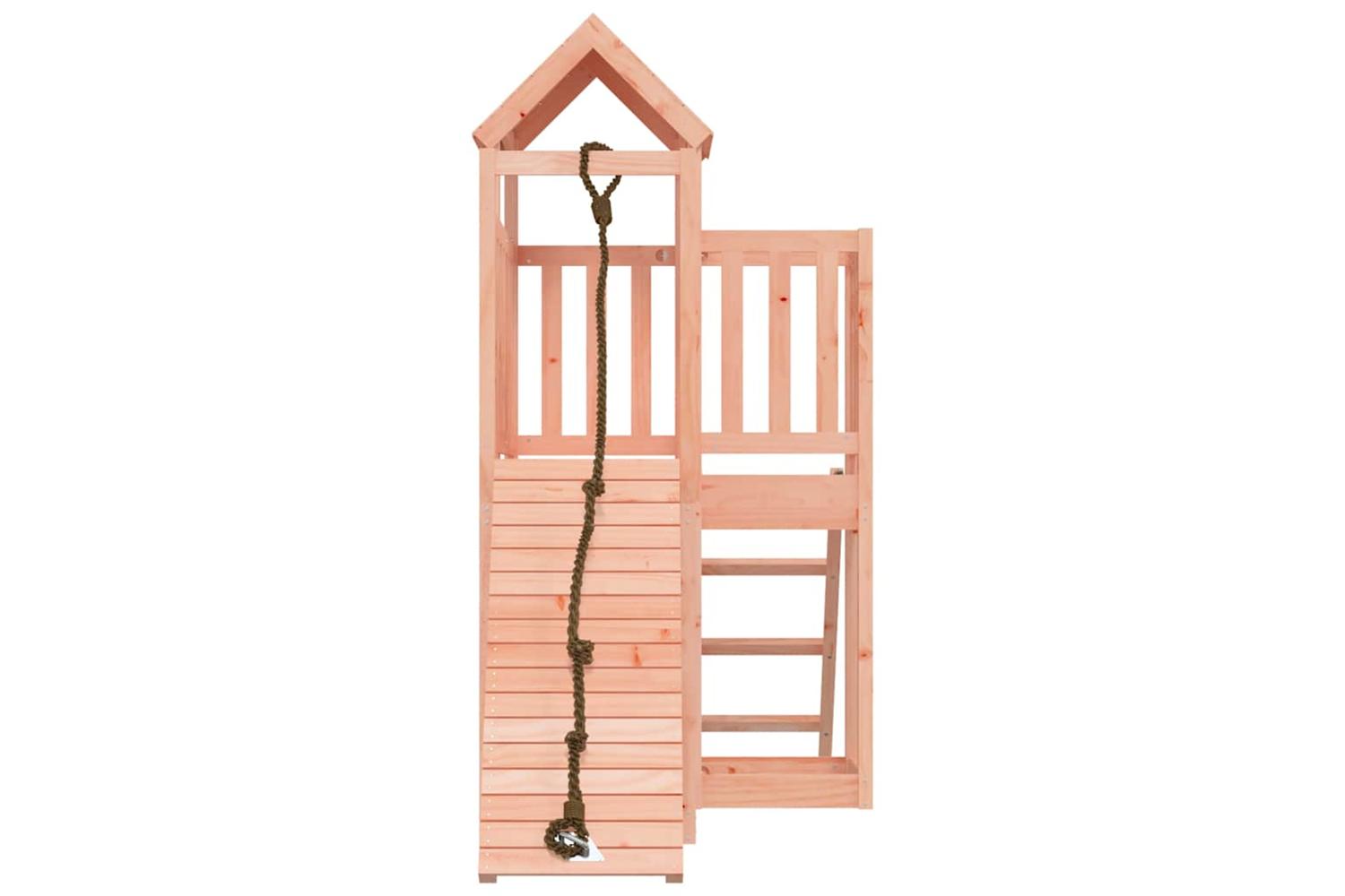 Vidaxl 3155832 Playhouse With Climbing Wall Solid Wood Douglas-4