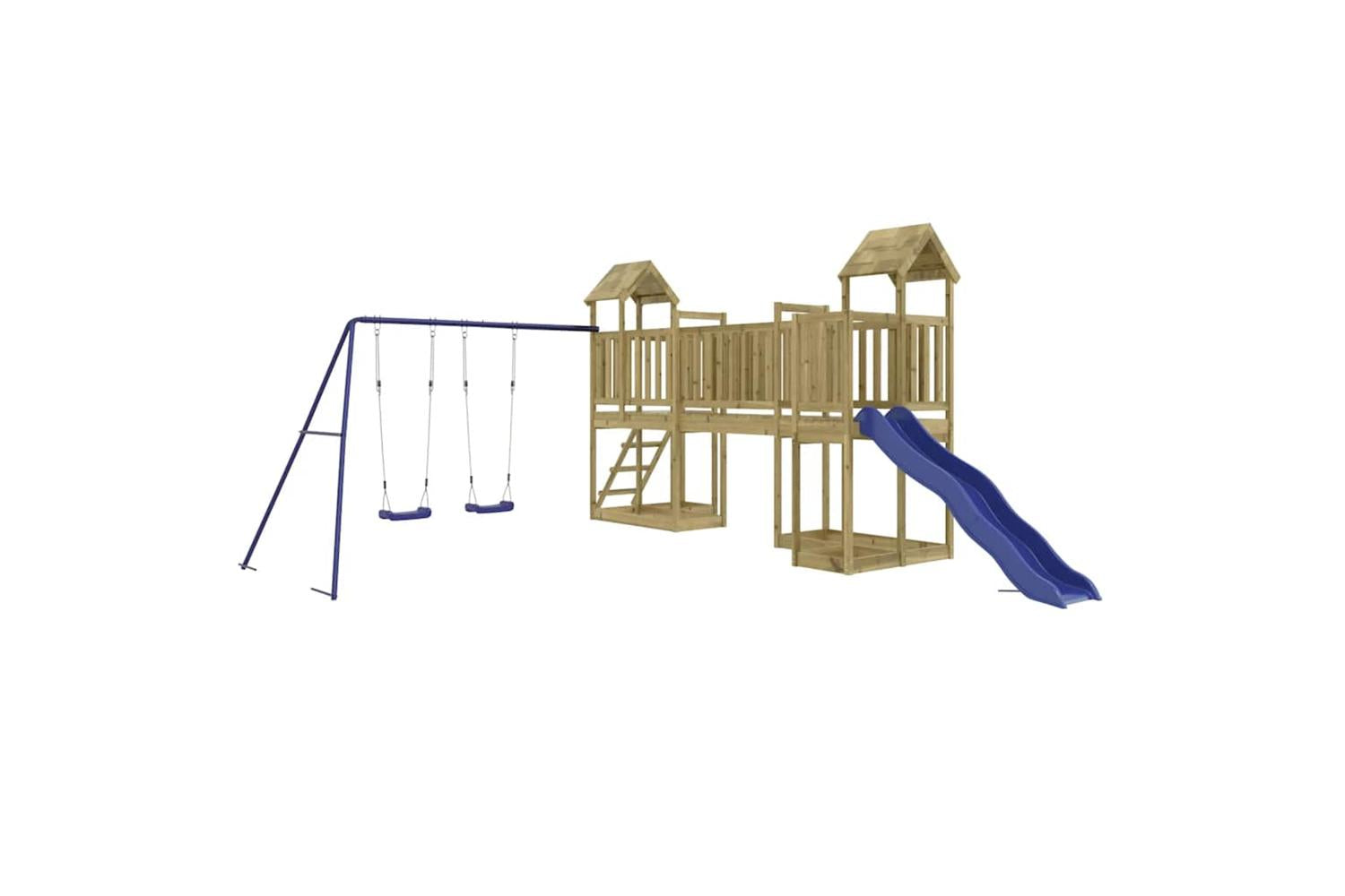 Vidaxl Outdoor Playset Impregnated Wood Pine-2