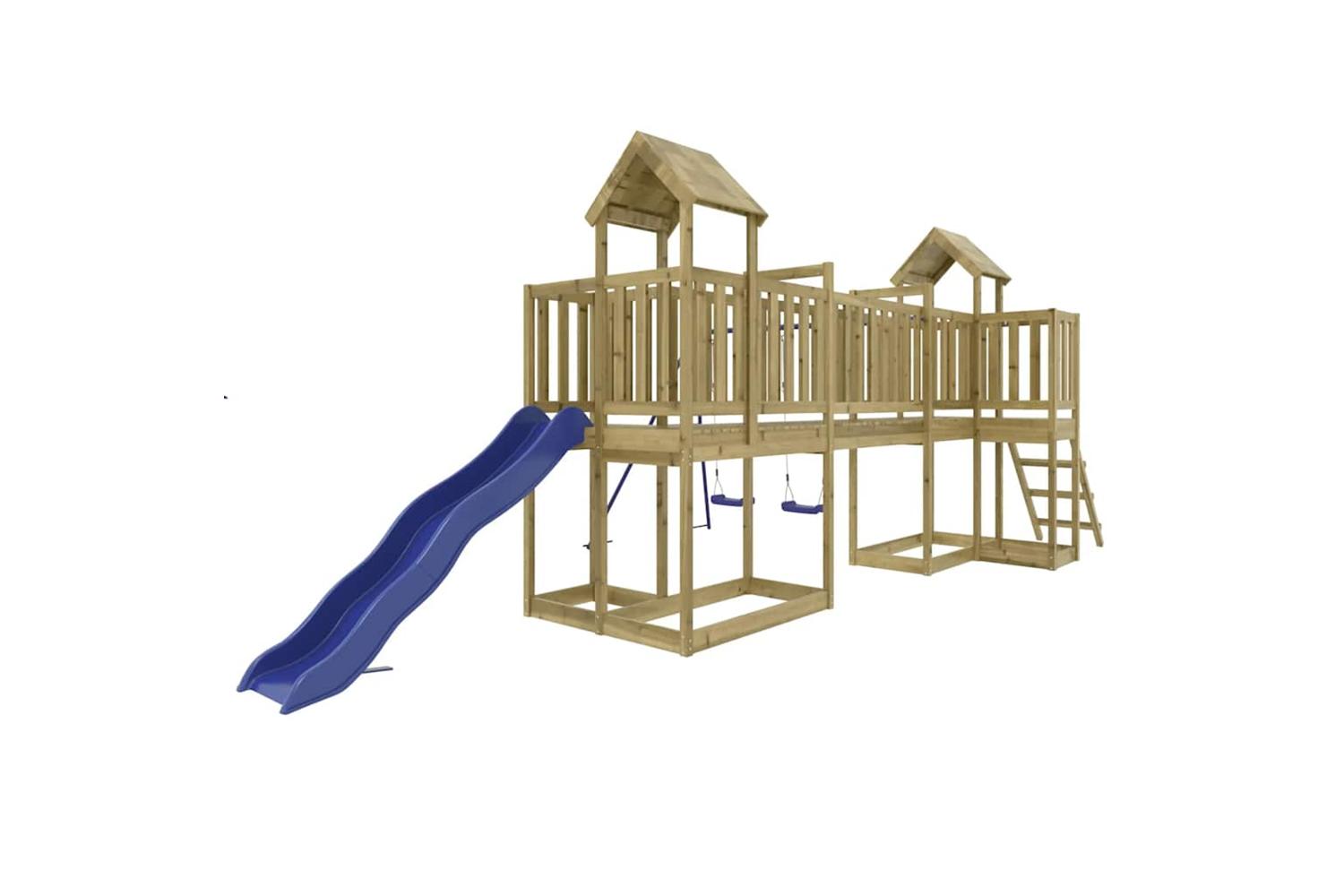 Vidaxl Outdoor Playset Impregnated Wood Pine-3