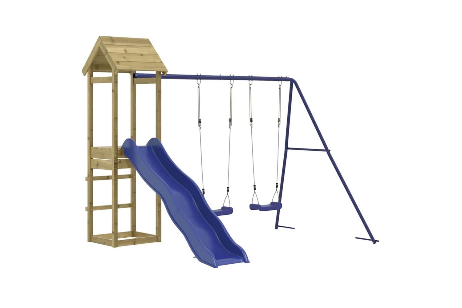 Vidaxl Outdoor Playset Impregnated Wood Pine-3