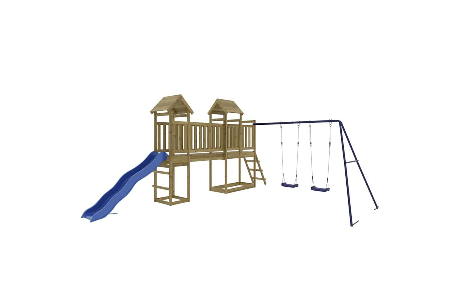 Vidaxl Outdoor Playset Impregnated Wood Pine-2