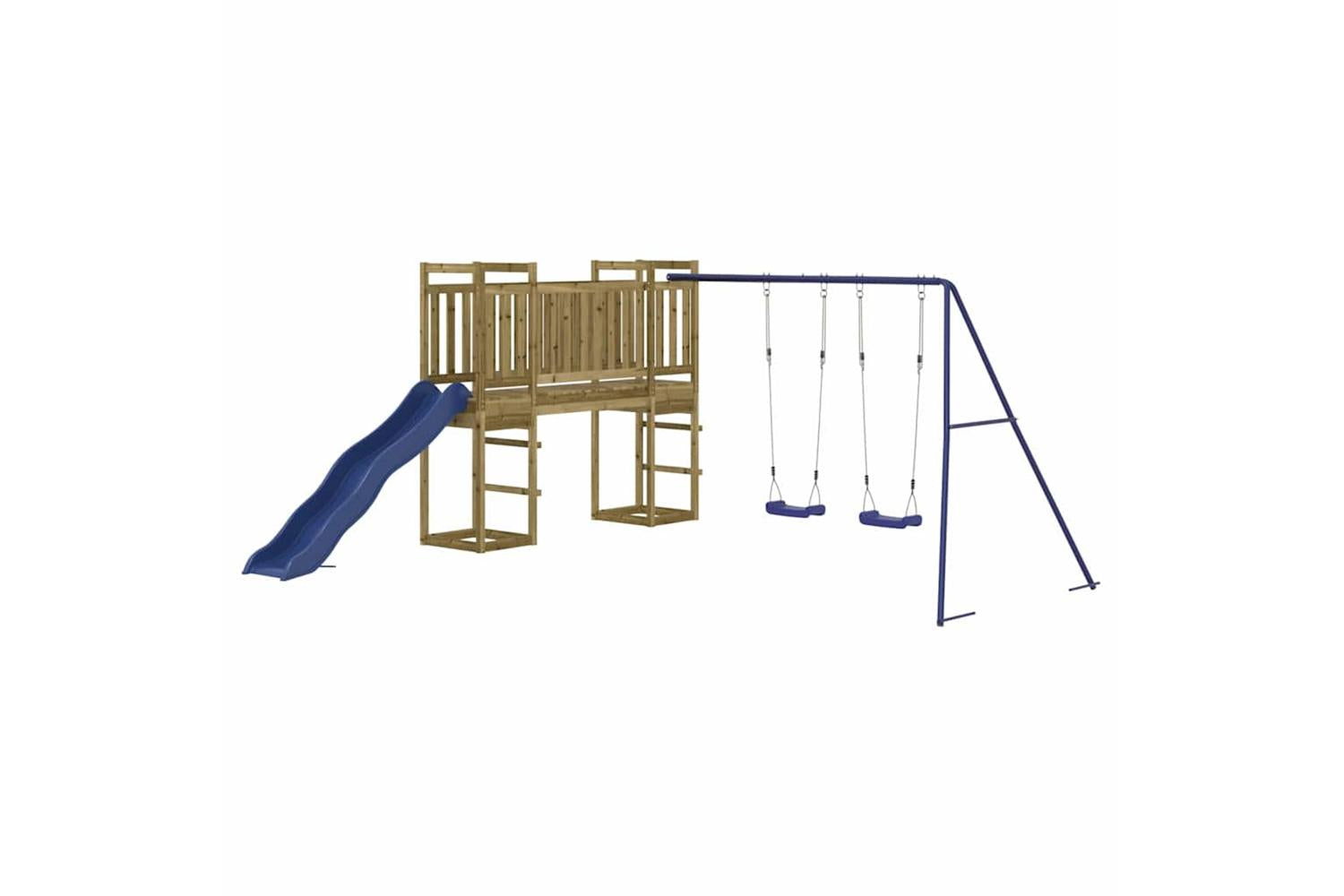 Vidaxl Outdoor Playset Impregnated Wood Pine-3