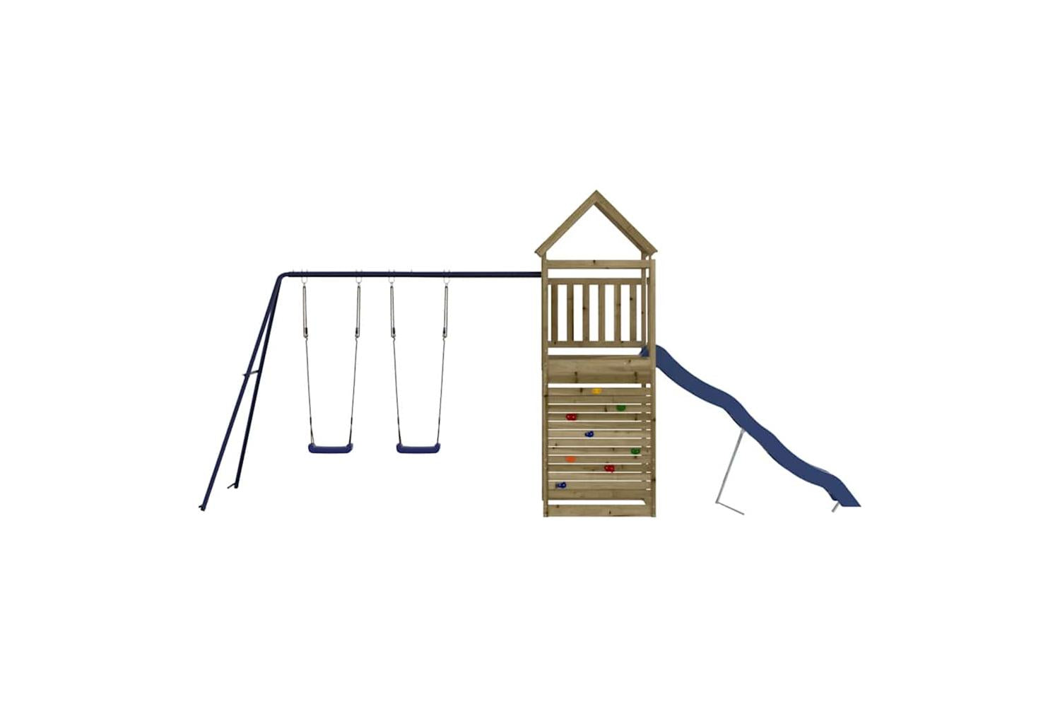 Vidaxl 3156990 Outdoor Playset Impregnated Wood Pine-3